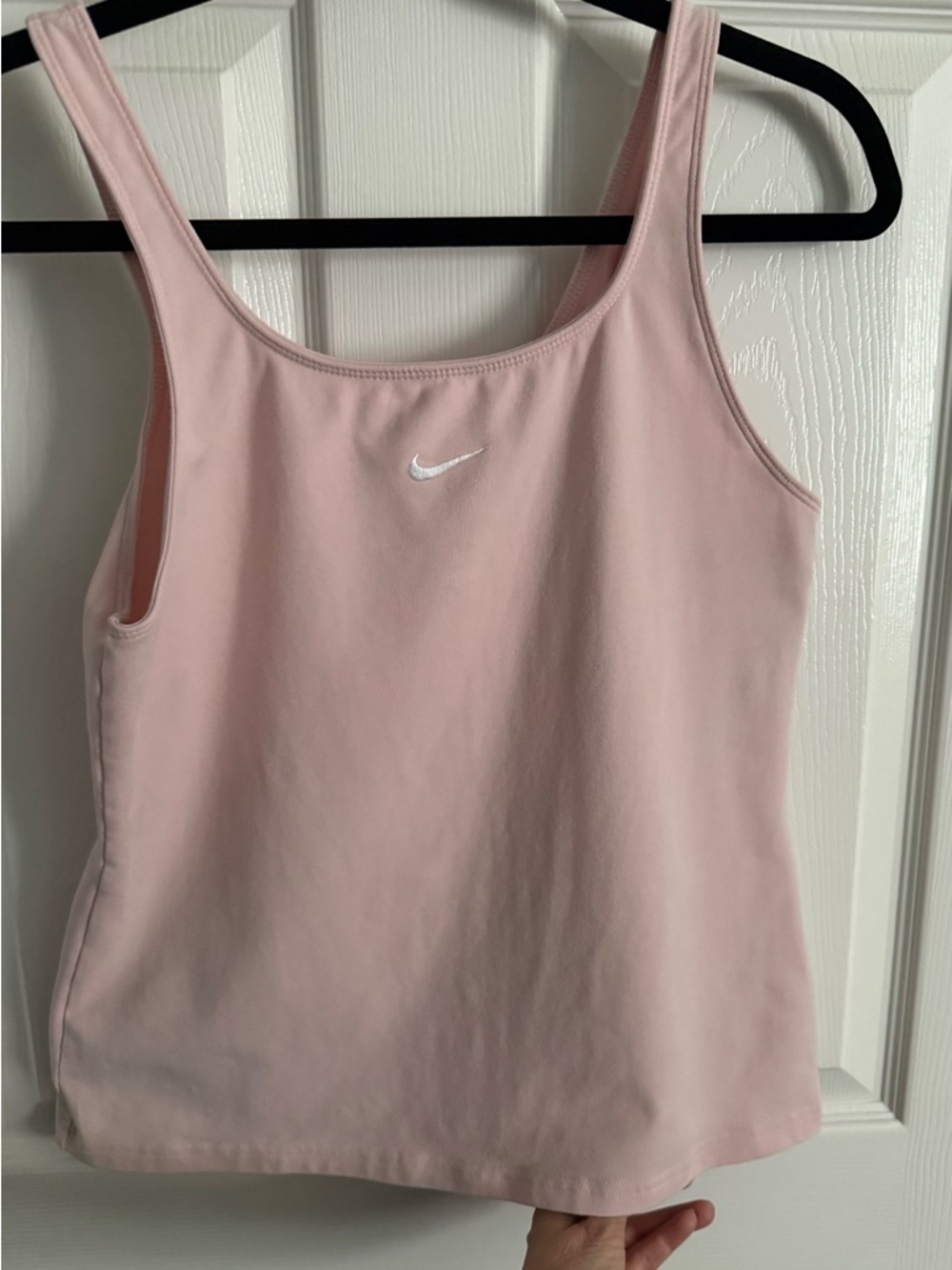 Nike Light Pink Scoop Neck Athletic Tank Top